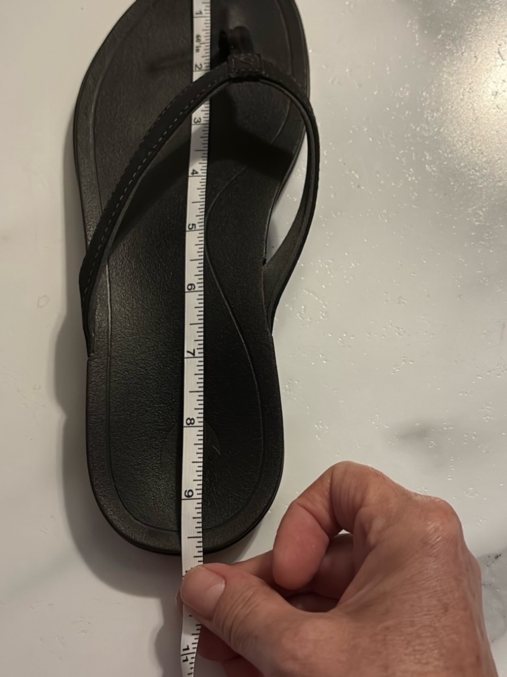 OluKai Black Women's Flip Flop Sandals - Picture 5 of 5